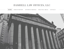 Tablet Screenshot of dashielllaw.com